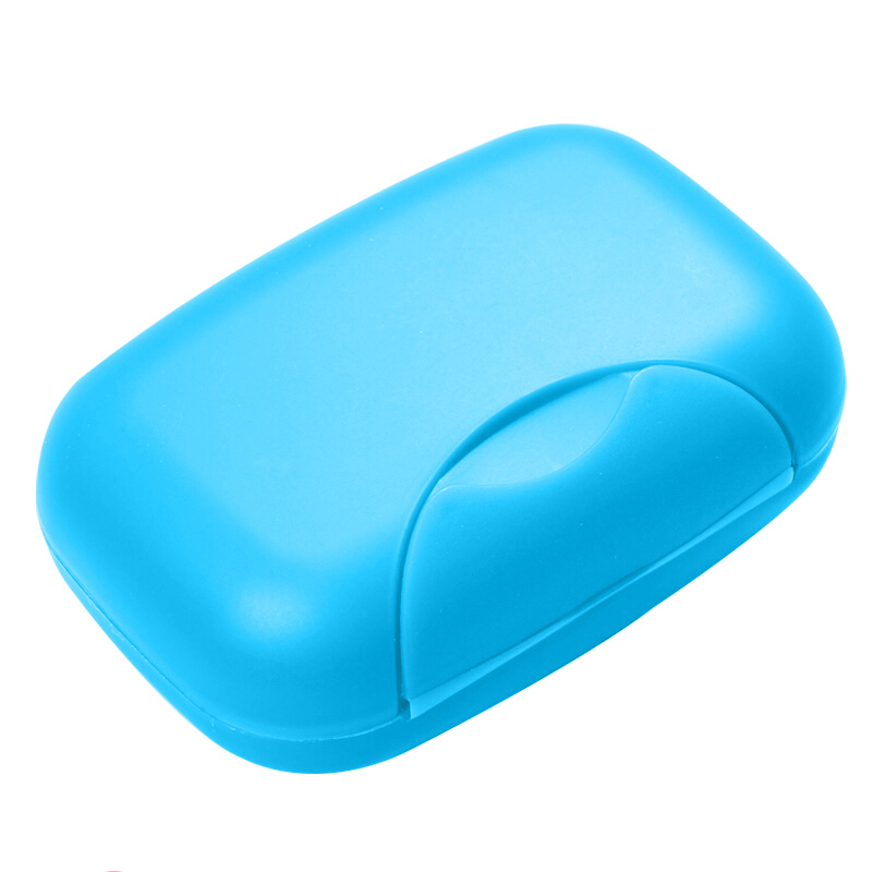 Jiatu joytour soap box soap box with cover and lock storage box portable travel and tourism supplies hotel self-contained toiletries household application blue