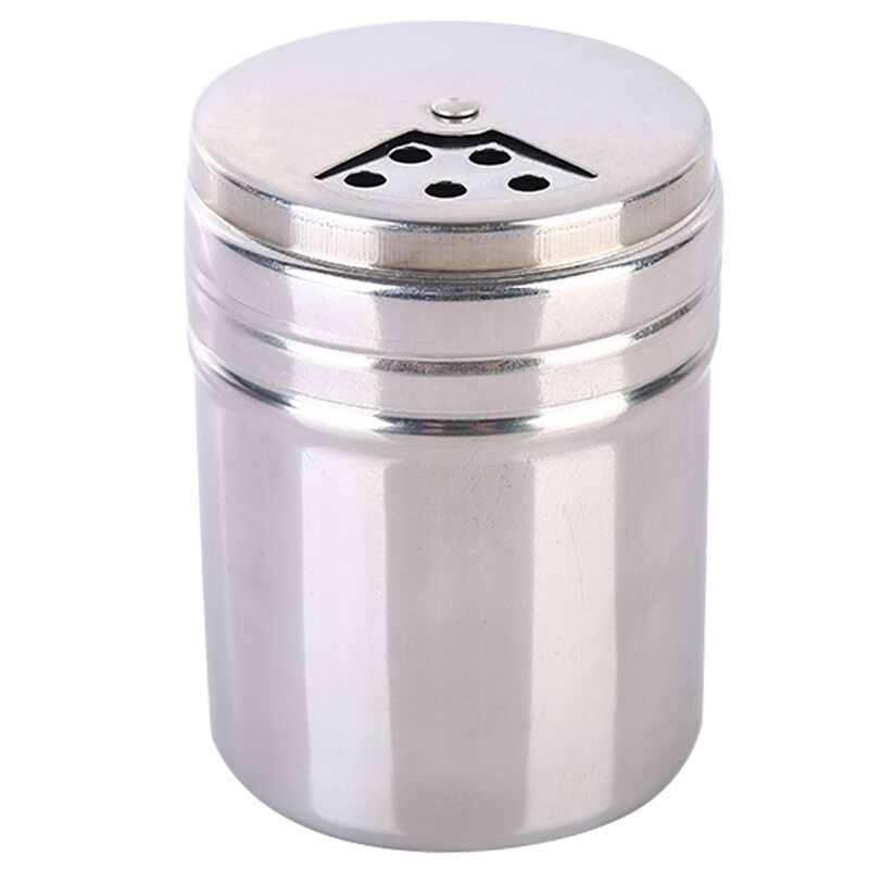 Kelaibi kitchen barbecue seasoning box seasoning tank stainless steel three hole seasoning bottle barbecue supplies accessories klb1107