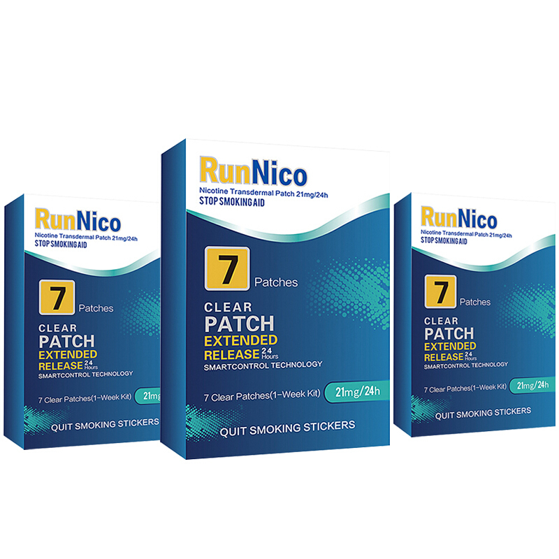 Runnico quit smoking stick quit smoking artifact science quit smoking product cigarette set nicotine patch electronic cigarette set 3 boxes 21 stickers rn1002