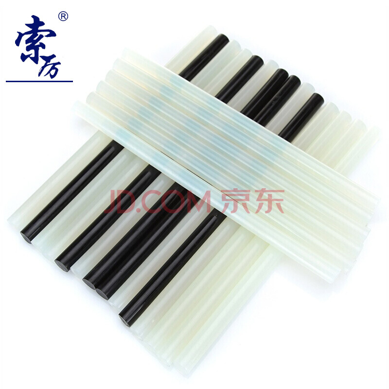 20 glue sticks of SuoLi hot melt glue gun (diameter 11mm / 22cm long / 15 white, 5 Black / sl-rj1120)