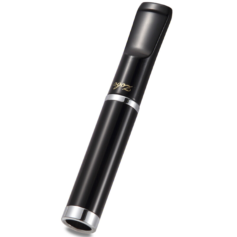 [Jingdong supermarket] genuine circulating pull rod filter element coarse and fine cigarette dual-purpose cigarette holder washable disposable filter for men and women zb-325 black chromium