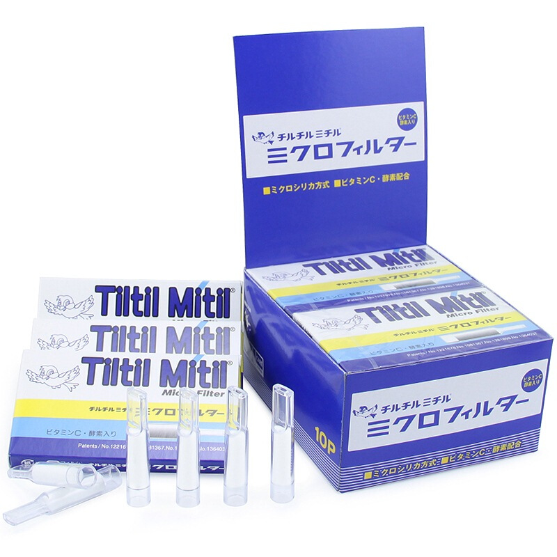 Japanese blue bird tiltil mitti original disposable cigarette holder (10 boxes of X10 pieces)