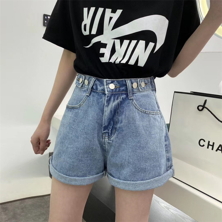 [M8 denim] clean color fashion versatile trend denim shorts al9006# LSL