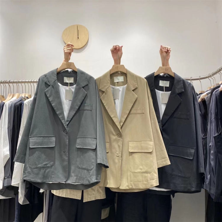 Original price 156.79! [self] commuting style simple and versatile LAPEL SUIT 9800\cjj