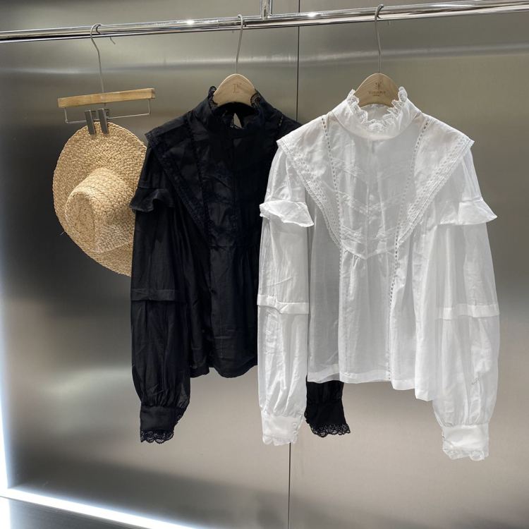 Original price 107.16! [bobo1972] casual and versatile fungus edge design shirt ay219308# CJJ