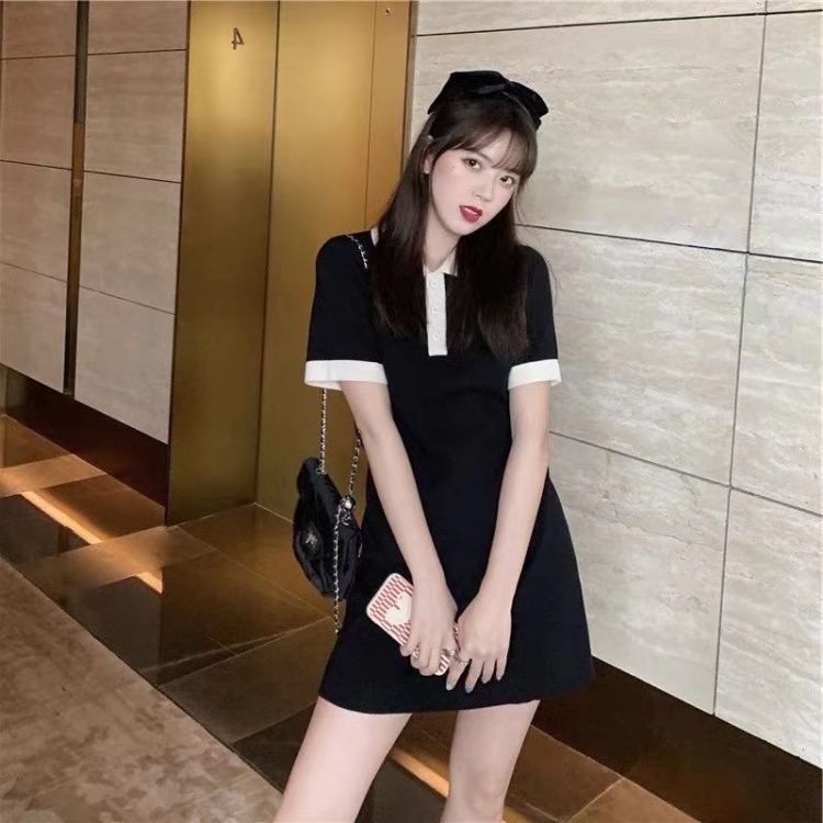 [Xiaofan family] Xiaoxin casual short sleeved polo dress 6115# LJF