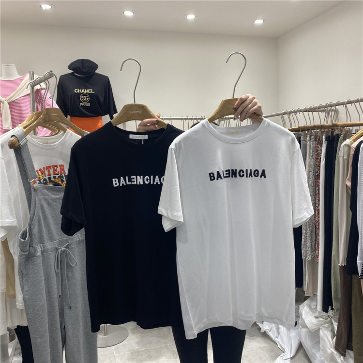 Original price 55.67! [Y.J simple] original design letter short sleeve T-shirt 2356# YY