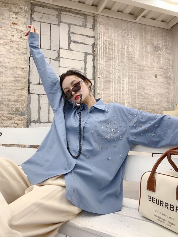 [DS] fashion design heavy industry Beaded shirt 49853# CJJ