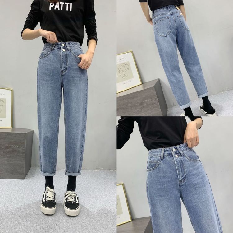 [Mina] spring new style elastic jeans 1326-1# LJF