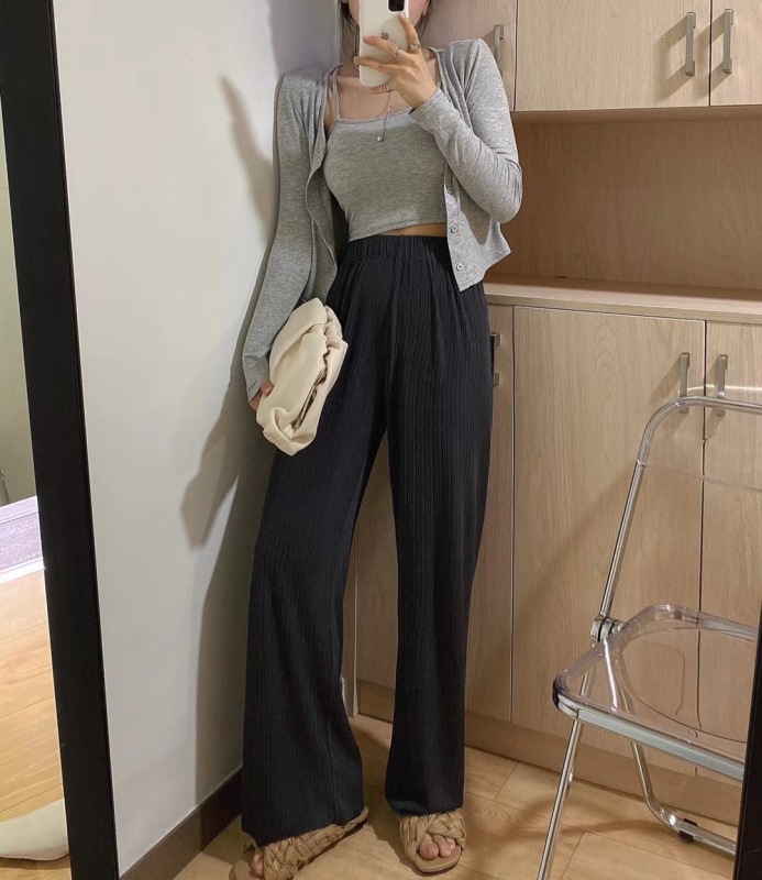 New summer style [modern 197] elastic waist slim fit casual pants ys1-3166# zyh