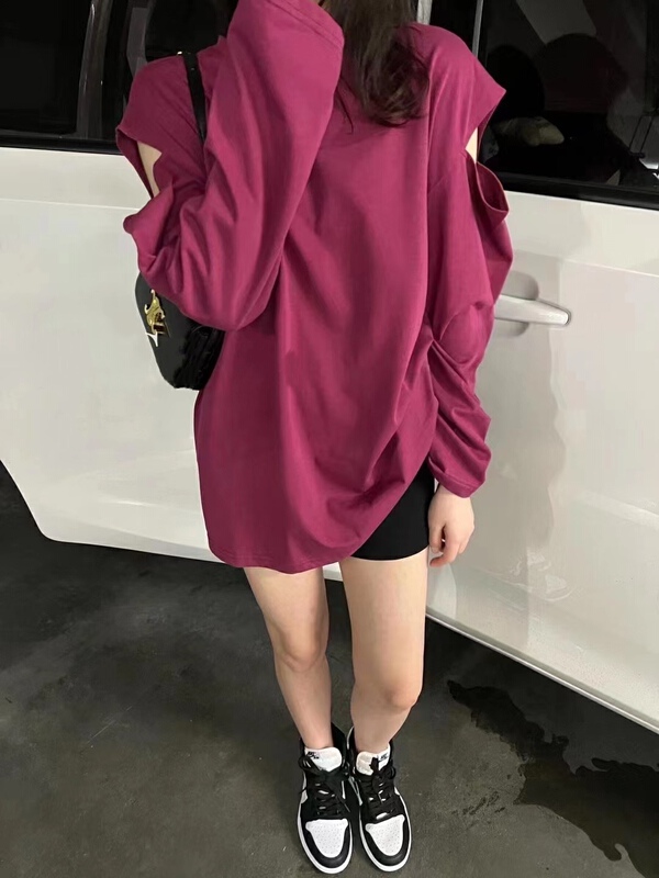 New in early summer! [OIT] Korean casual loose long sleeve T-shirt 9061# HBx