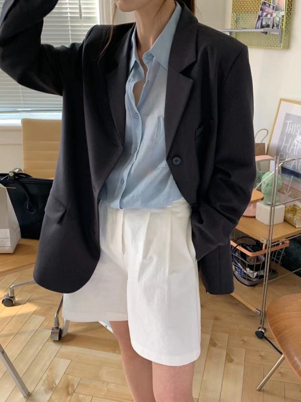 Original price 179.35! Early spring 2021! [T.G] Korean version simple clean color Lapel three button casual suit 13520# cqw