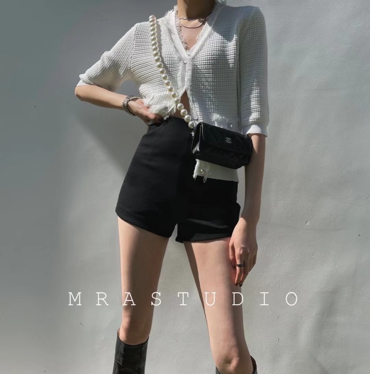 [MRA] Korean style pure color Hip Wrap casual shorts 5038# zxl