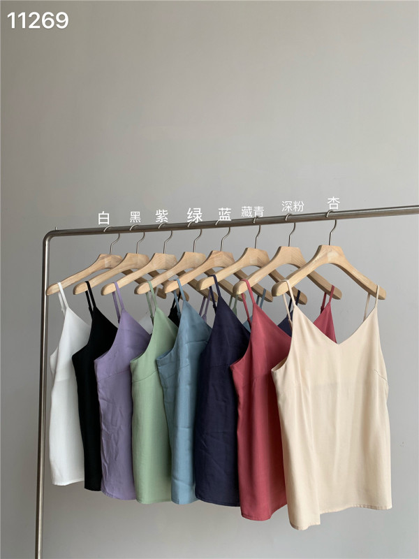 [T.G] versatile solid tank top / suspender (no external matching) 11269# cqw
