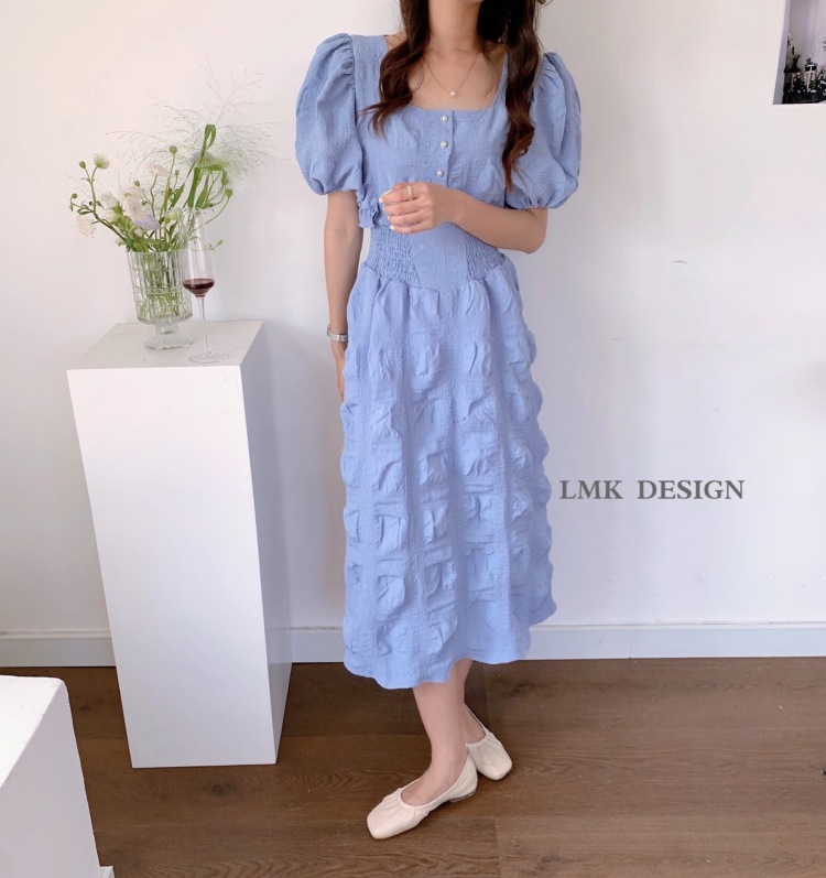New in early summer! [LMK] Super fairy temperament fashion dress 2118# hjy