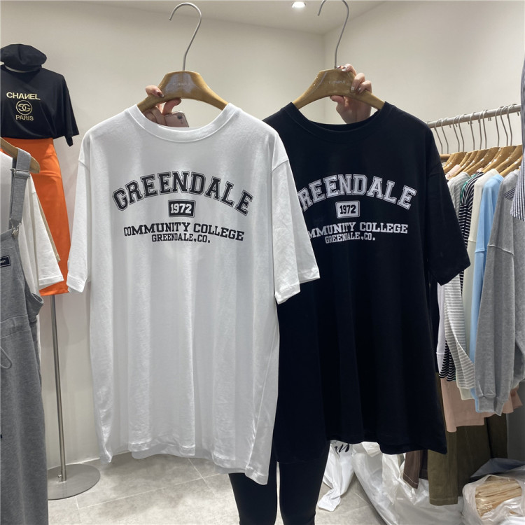 [Y.J simple] back hollowed out machine short sleeve T-shirt ys1-2352# YY