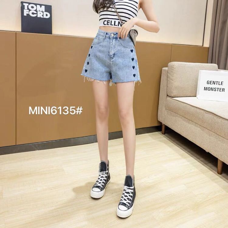 New in early summer! [Mina] caring temperament, versatile and slim denim shorts 6135# LJF