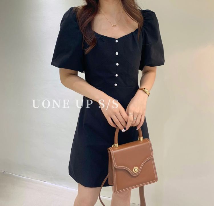 goods in stock! [uone] fashionable lady slim dress (excluding necklace) 97793# LSL