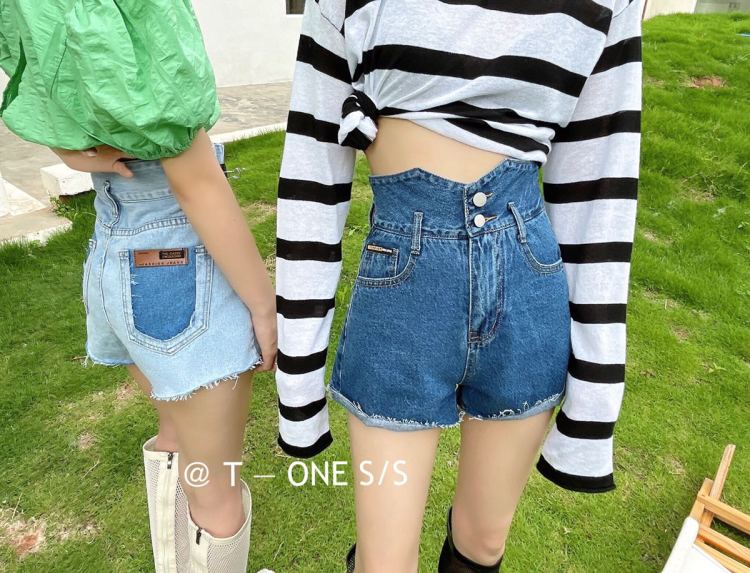 Original price 66.55! [t one] fashionable and versatile Korean casual jeans c8837# LSL