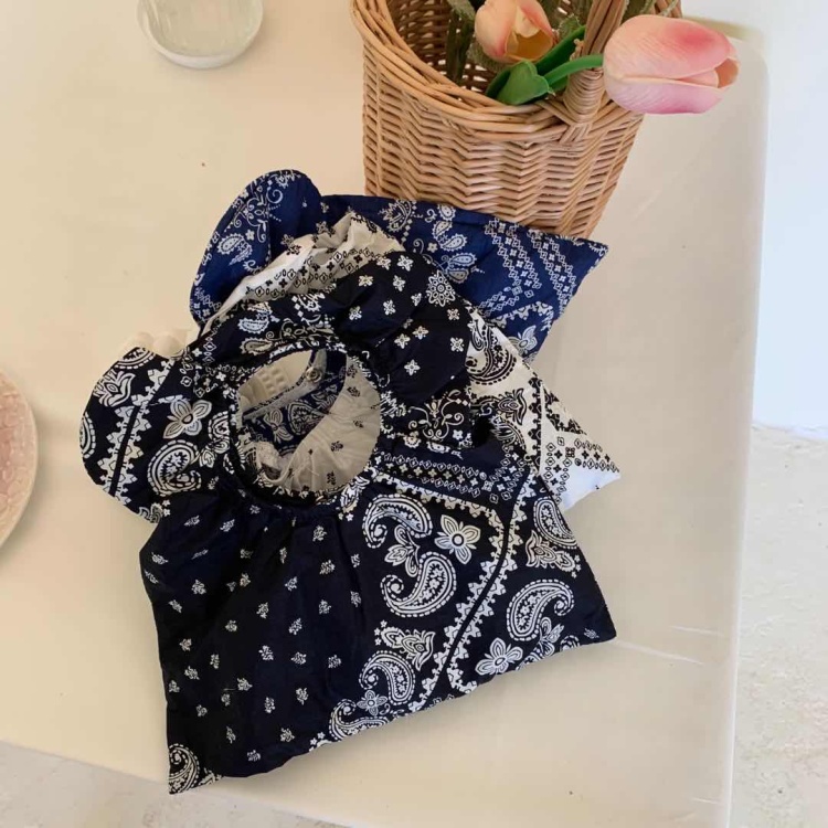 Original price 22.05! [double C] casual canvas printed small wrist bag 2018-1# CYQ
