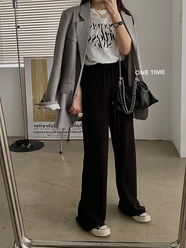New year in early spring! [one time] copper ammonia solid color versatile casual pants 27636-1# CLS