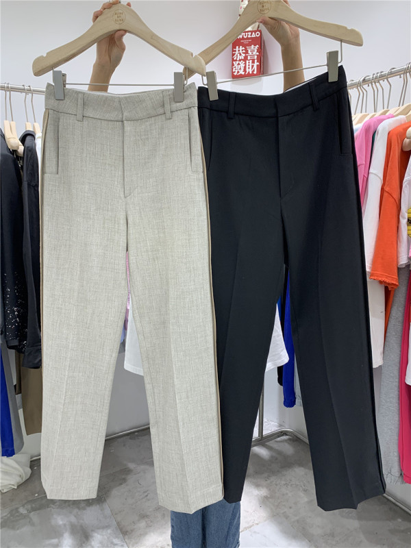 Original price 111.97! Early spring 2021! [sline by sline] Korean fashion minimalist casual pants 3005# zxl