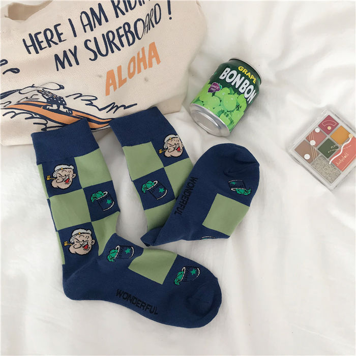 [inside] Japanese and Korean fashion original design minority socks 202203# zxl