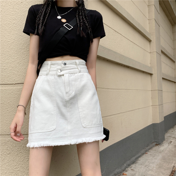 Original price 224.77! [free Valley] Korean style versatile skirt 8069\lsw