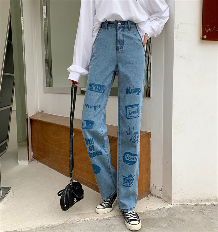 Original price 50.76! [free Valley] loose, comfortable and fashionable jeans 9011\lsw