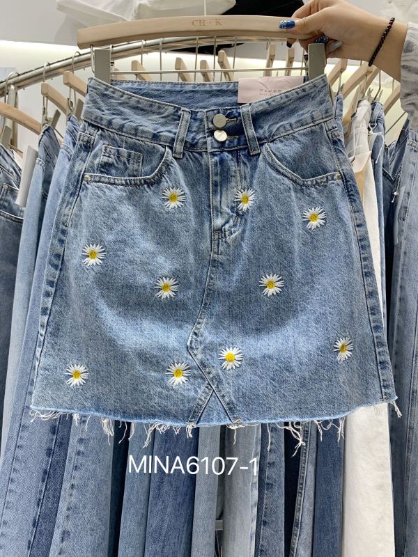 [Mina] stylish high waist elastic free jeans 6107-1\ljf