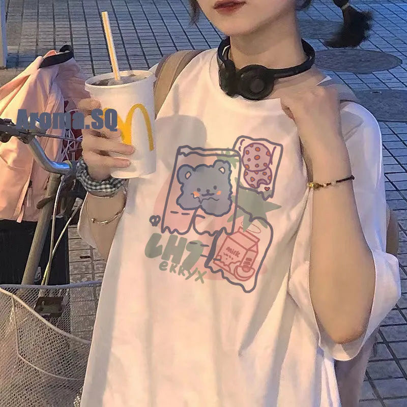 2022 women's ins short sleeve female student Korean design sense versatile T-Shirt NEW summer sweet wind soft girl top