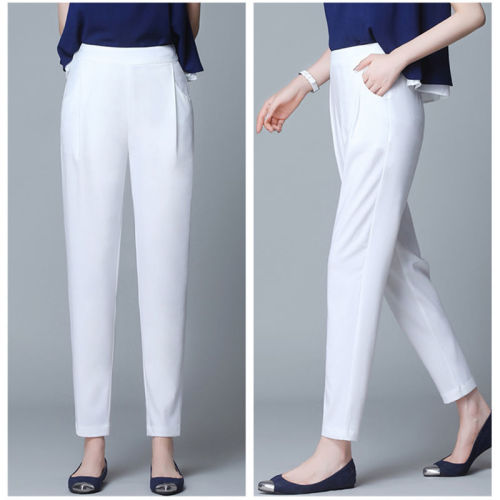 Spring / summer 2022 Harlan high waist women's pants are thin, radish pants are versatile and fashionable pipe pants