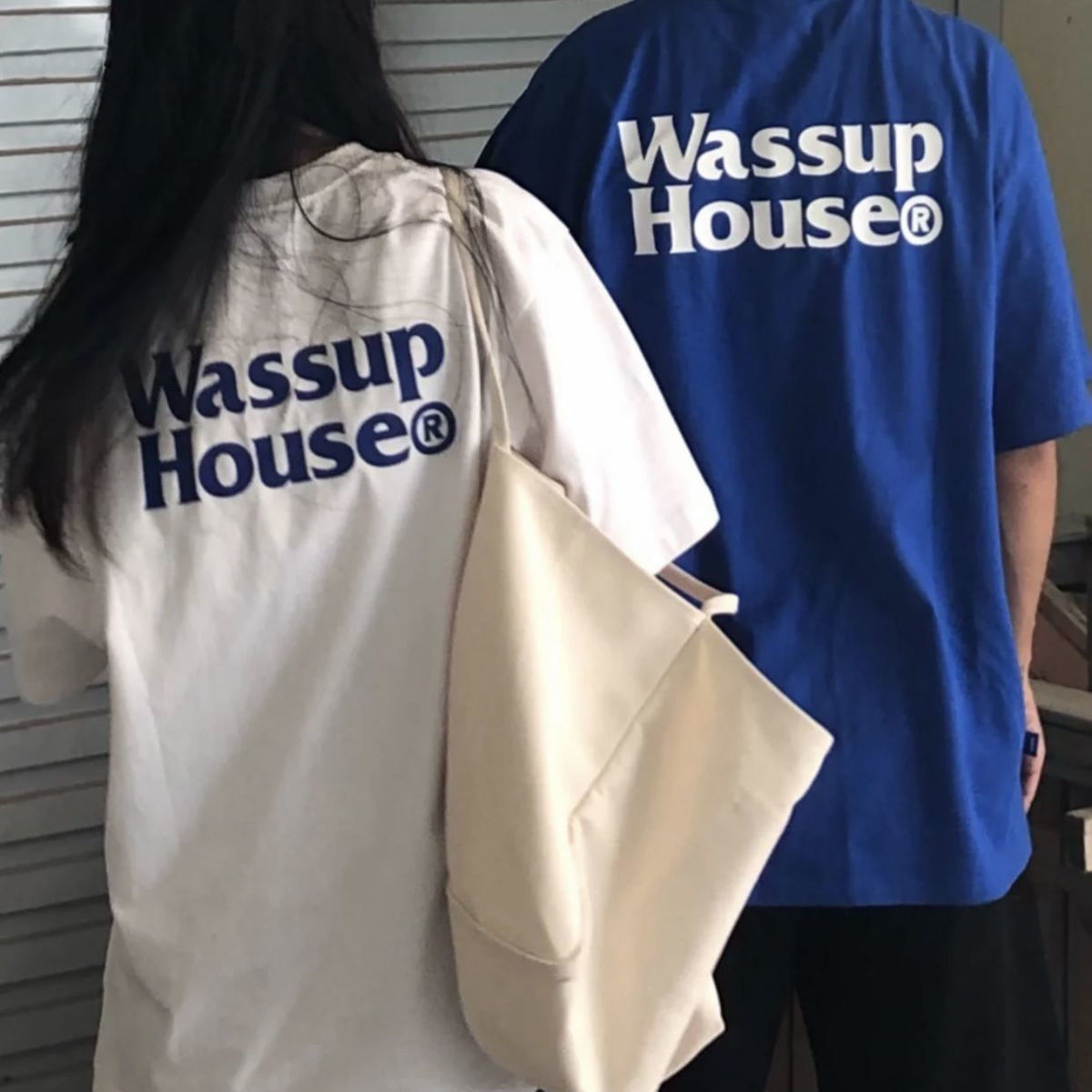 Pure cotton Klein Blue pure cotton fashion brand short sleeve T-shirt for female students Korean loose ins top for male lovers