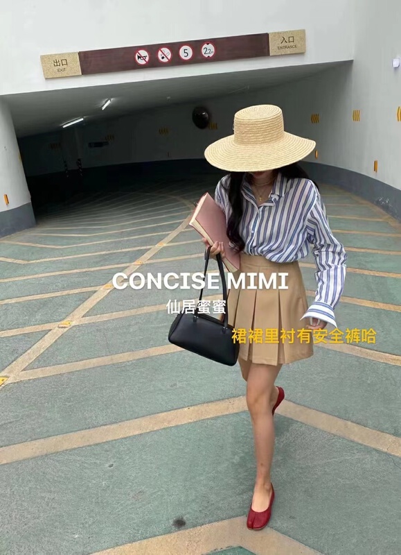 [IU room] casual simple slim pleated skirt pants 2195\xyy