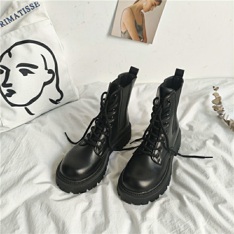 Plover woodpecker Martin boots women ins fashion British single boots 2022 new spring and summer thin short boots