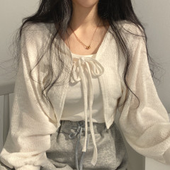 Summer Japanese ins style sunscreen clothes female student Korean version loose and versatile cardigan long sleeve thin outerwear jacket fashion