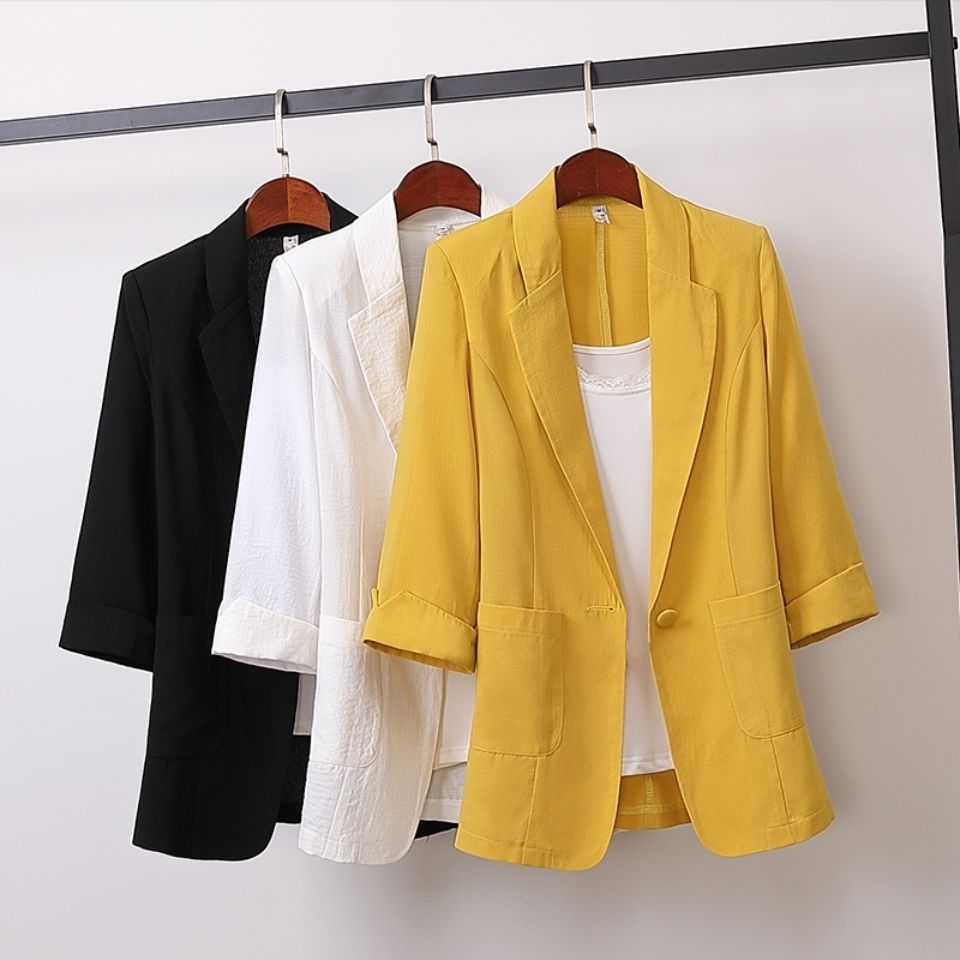 2022 new Korean large size women's suit and coat casual 200kg suit trend