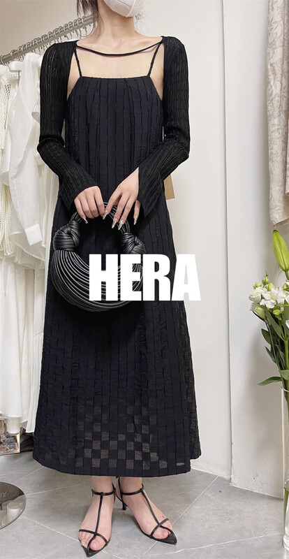 [Hera] big brand simple lady dress 22212\l