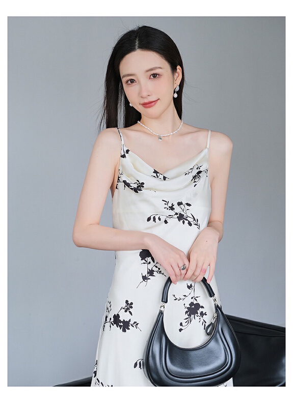 [style] printed swing collar sexy vest / sling 80107\jhy