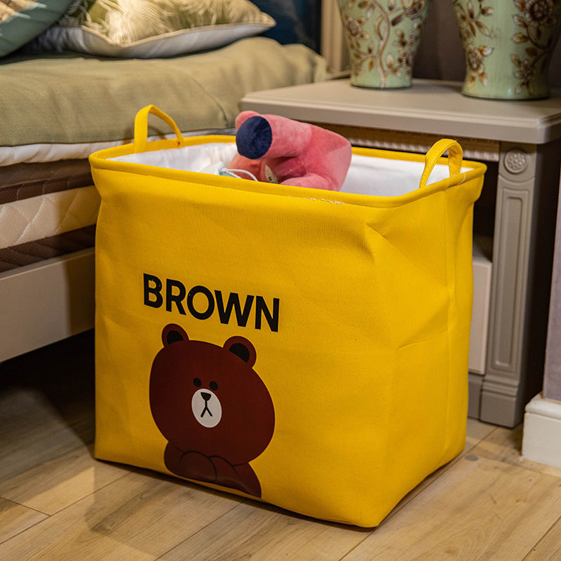 Cotton quilt clothes storage bag cloth art band mouth dustproof moving finishing box household toys packing extra large packing