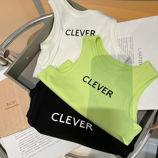 Children's Vest pure cotton high elastic 2022 thin boys' and girls' summer sleeveless bottomed baby suspender vest