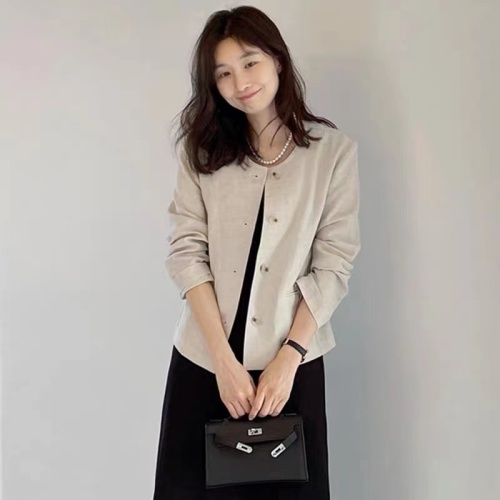 Korean chic linen sunscreen top cardigan jacket jacket