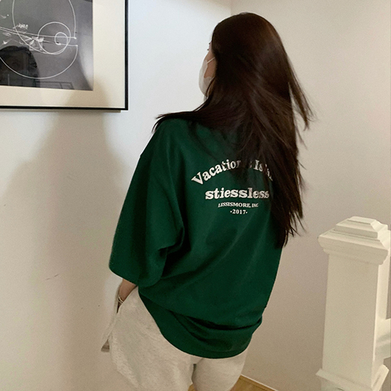 Special price 200g cotton shoulder strap Tiktok quality cotton short sleeve T-shirt