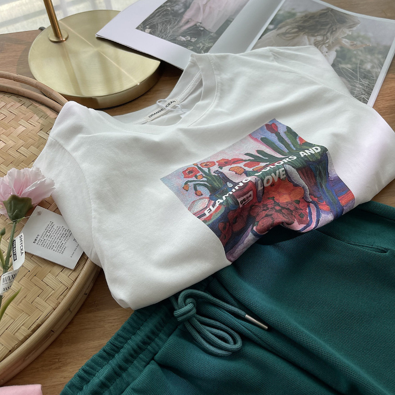 200g bag back neck pure cotton 180g bag back neck pure cotton 180g milk silk 3 kinds of fabrics printed NEW