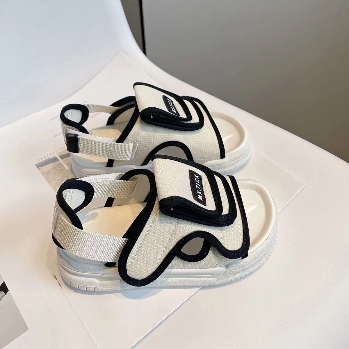 Girls' sports sandals 2022 summer new school bag shoes children's tide brand beach shoes mesh men's shoes casual shoes