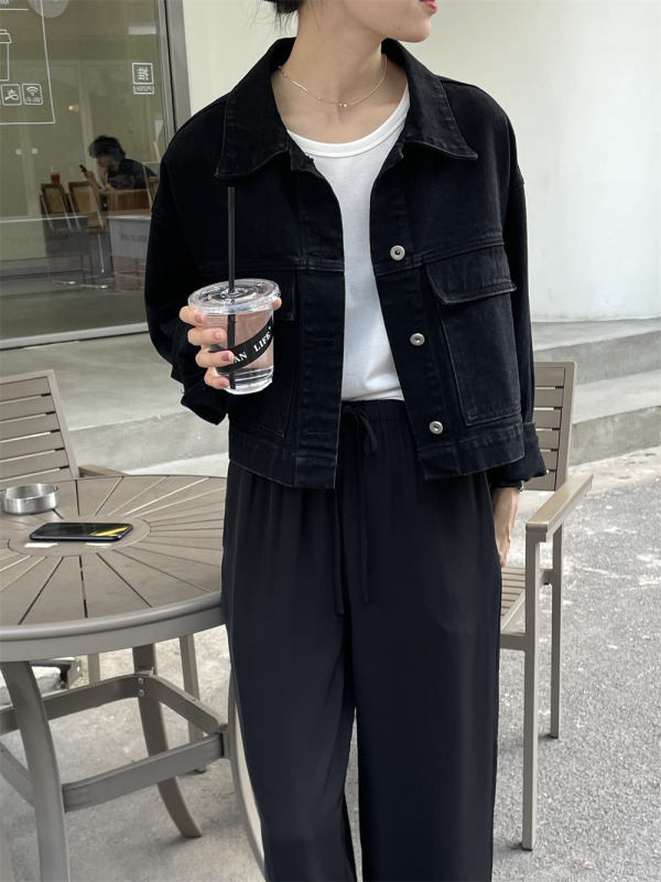 Original price 156.79! New in early autumn! [clean space] Korean version of age reducing versatile denim jacket 29606# CLS