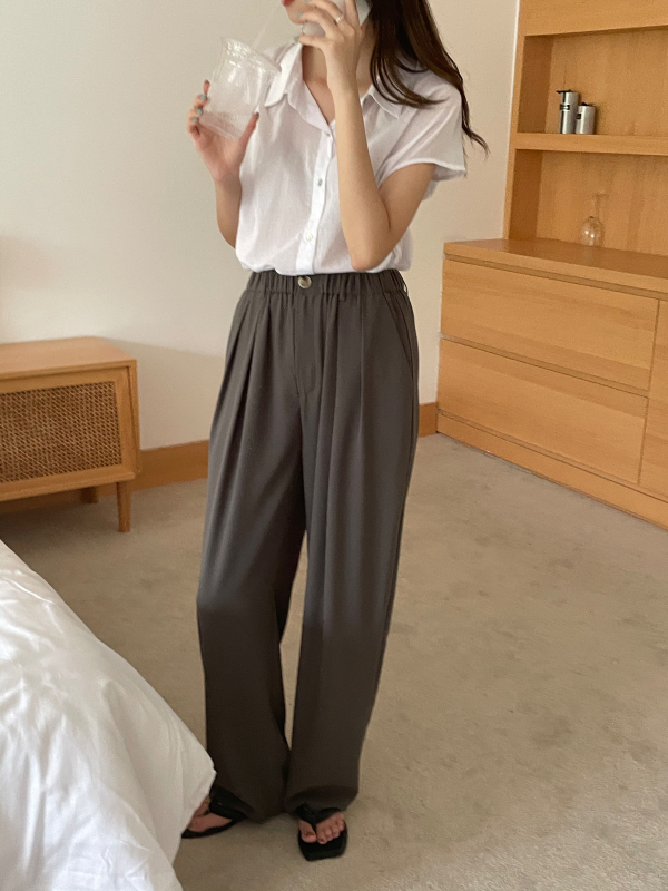 Original price 94.80! [clean space] summer new drape casual fashion versatile pants (only pants) 29153\cqw