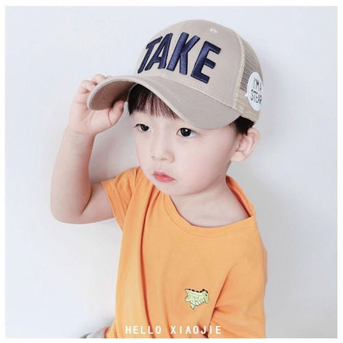 Middle school and university children's hat summer sunscreen children's sun visor female 5-15 years old breathable thin fashion foreign style cap boys