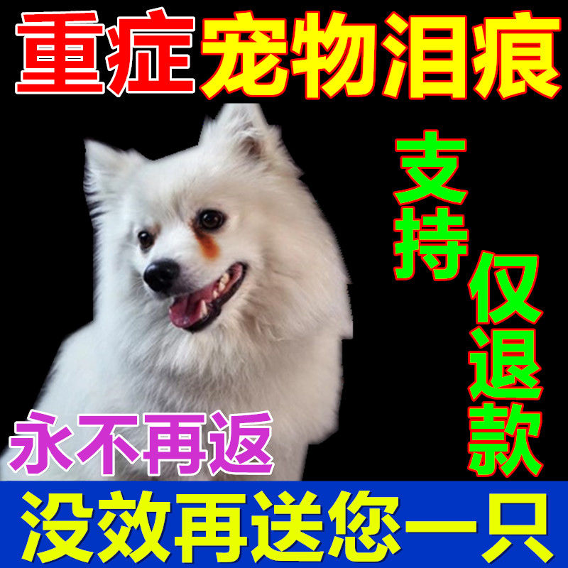 Cat and dog tear mark removal artifact eye inflammation tear excrement cleaning special medicine eye drops anti-inflammatory eye drops
