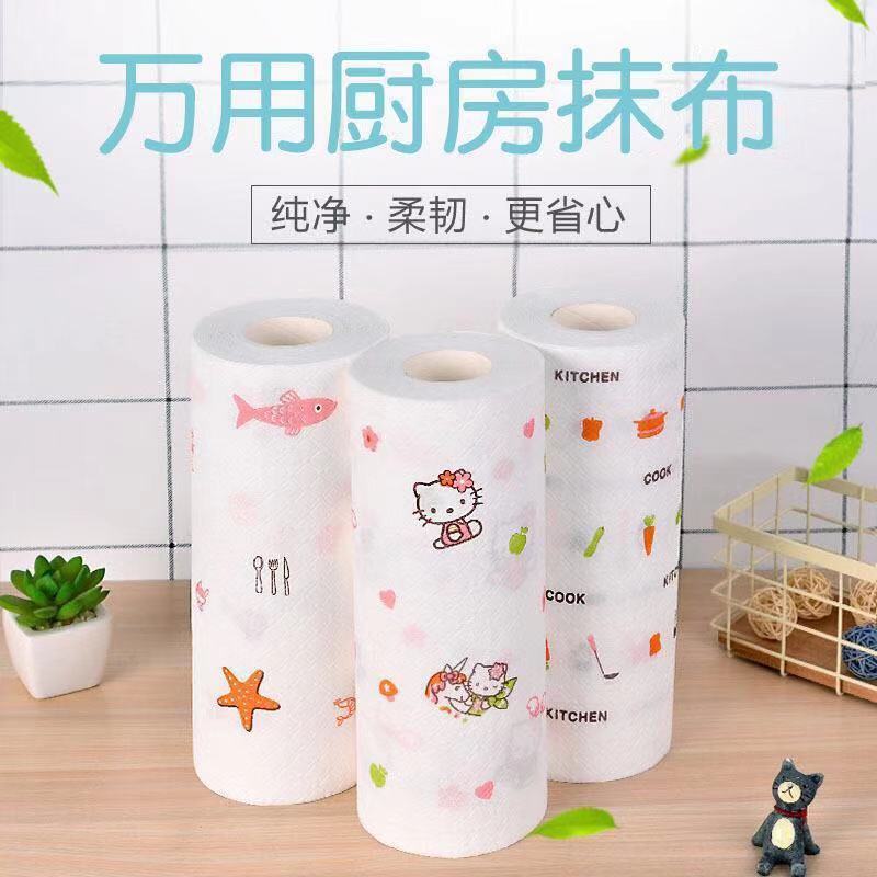 Lazy dishcloth kitchen special paper towel absorbs water, absorbs oil, washes disposable dishcloth, wipes hands, wipes feet, washes dishes